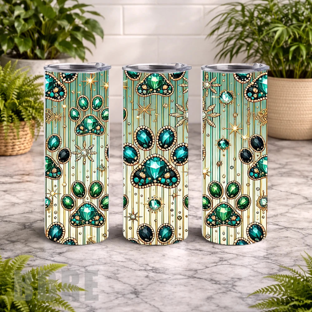 Glamorous Paws 20 OZ Wrap Mockup