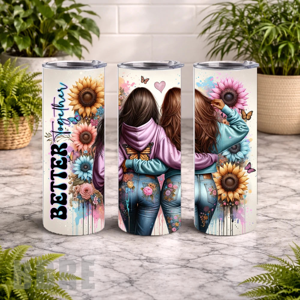 Better Together 20 OZ Wrap Mockup
