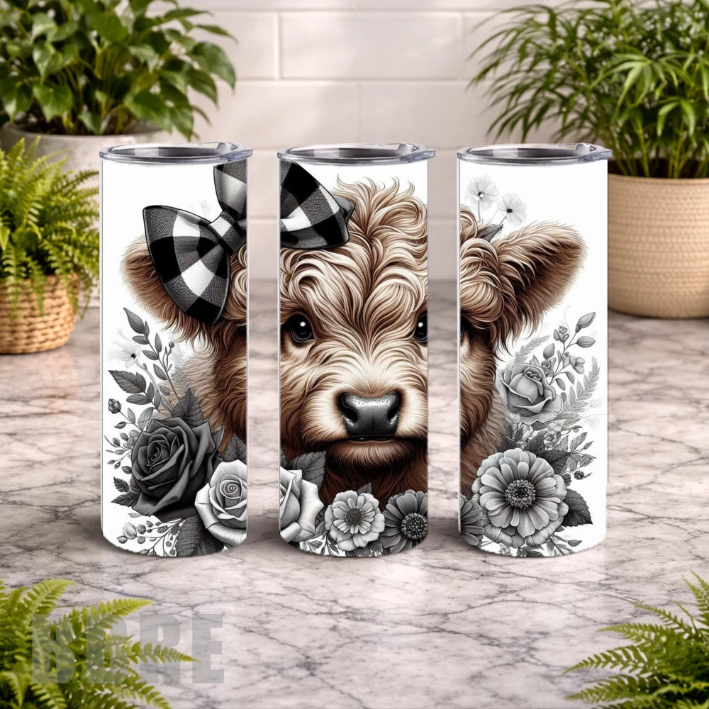 Fluffy Calf 2 20 OZ Wrap Mockup