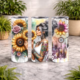 Sunflower Dream 2 20 OZ Wrap Mockup