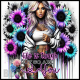 Tough Woman 20 OZ Sublimation Wrap