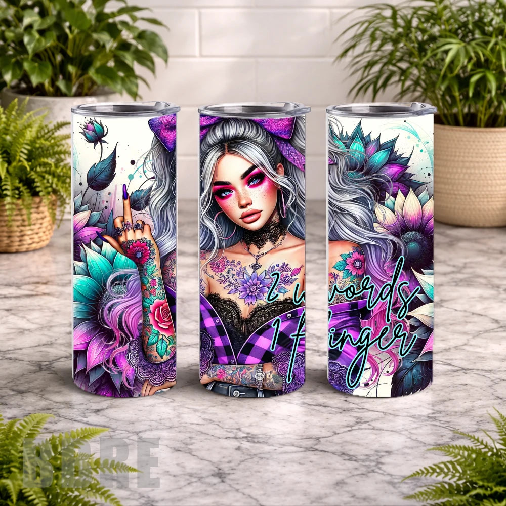 Tattooed Beauty 4 20 OZ Wrap Mockup