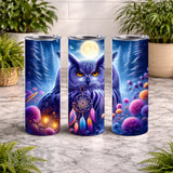 Mystical Owl 2 20 OZ Wrap Mockup