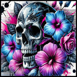 Floral Skull 48 20 OZ Sublimation Wrap