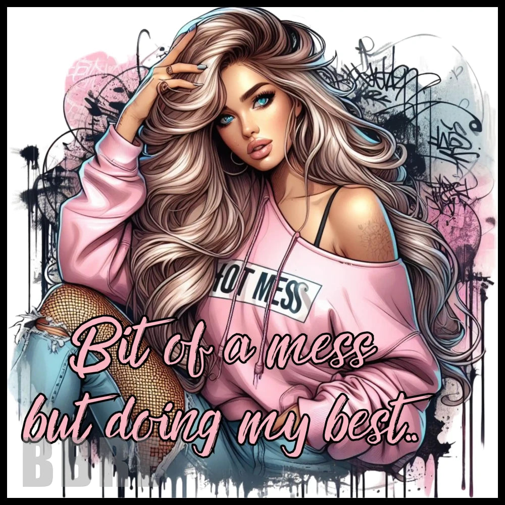 Messy Beauty 20 OZ Sublimation Wrap