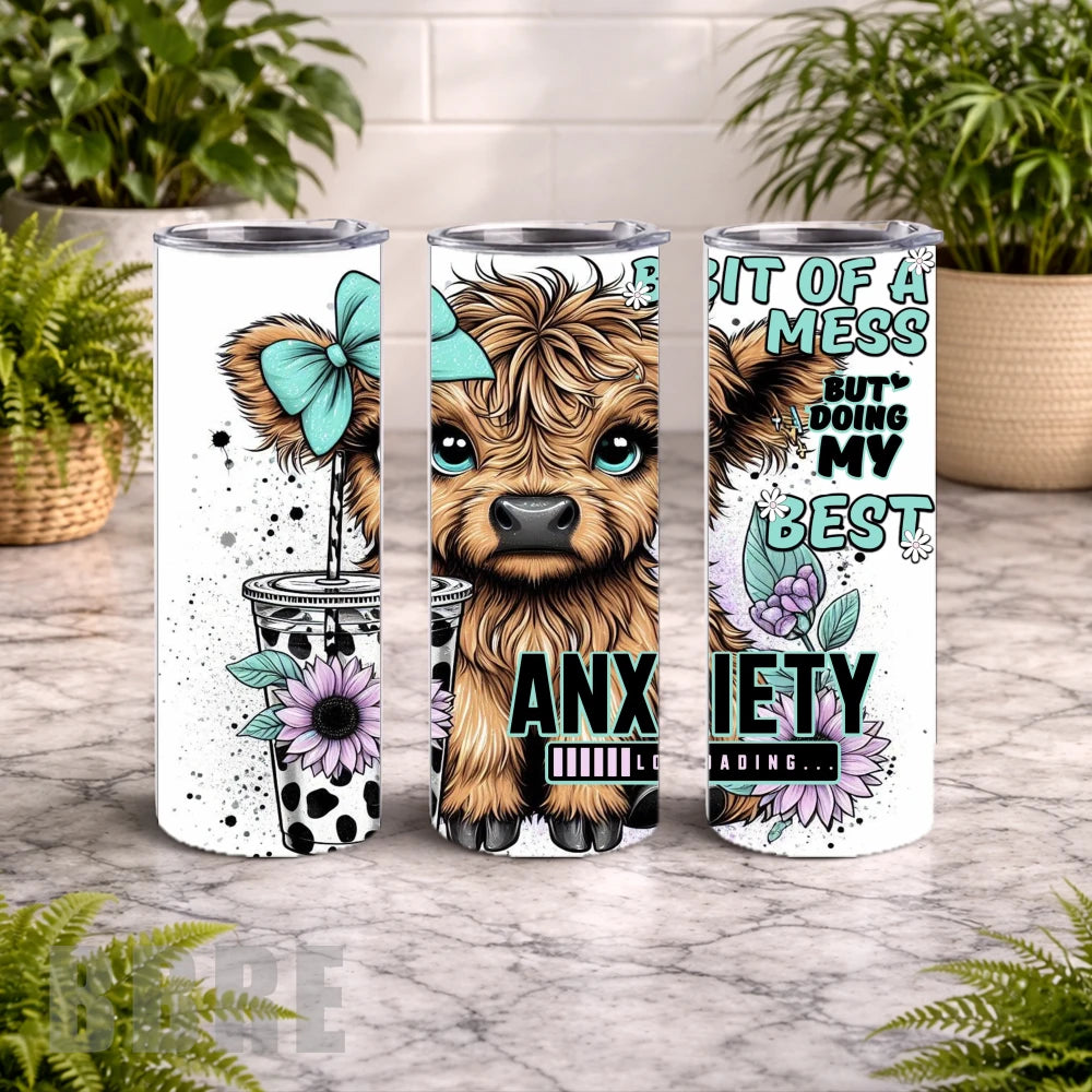 Cute Dog 20 OZ Wrap Mockup