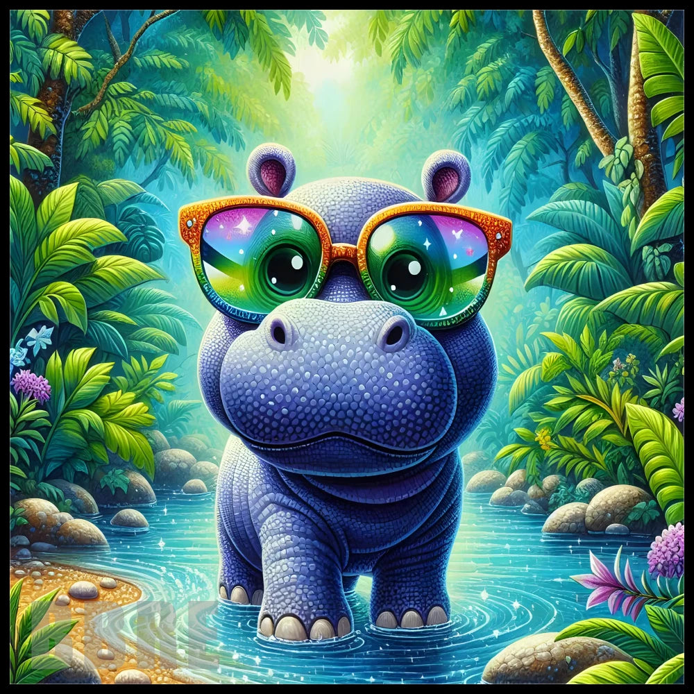 Hippo Adventure 20 OZ Sublimation Wrap