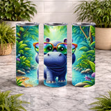 Hippo Adventure 20 OZ Wrap Mockup