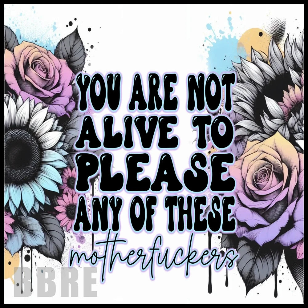 Floral Quote 20 OZ Sublimation Wrap
