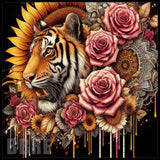 Tiger Floral 4 20 OZ Sublimation Wrap