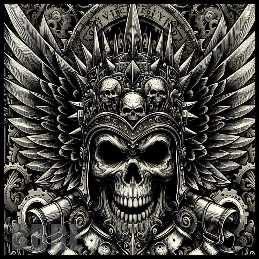 Warrior Skull 20 OZ Sublimation Wrap