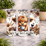 Coffee Pup 20 OZ Wrap Mockup