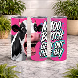 Moo Cow 20 OZ Wrap Mockup