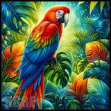 Tropical Parrot 3 20 OZ Sublimation Wrap