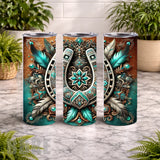 Horseshoe Art 20 OZ Wrap Mockup