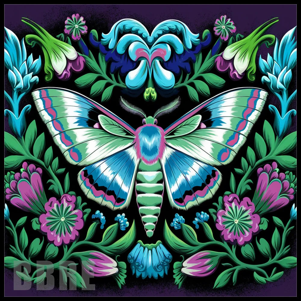 Floral Butterfly 4 20 OZ Sublimation Wrap