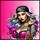 Rebellious Beauty 2 20 OZ Sublimation Wrap