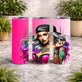 Rebellious Beauty 2 20 OZ Wrap Mockup