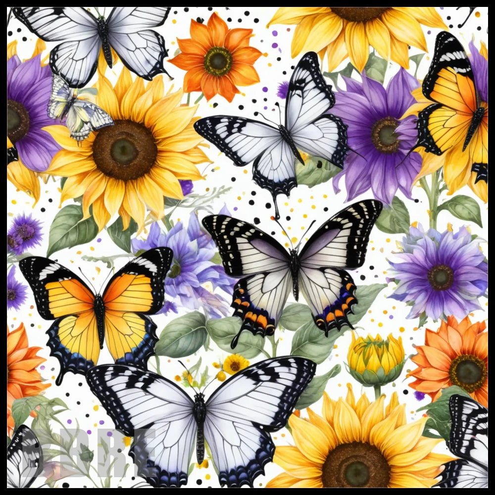 Butterfly Garden 3 20 OZ Sublimation Wrap