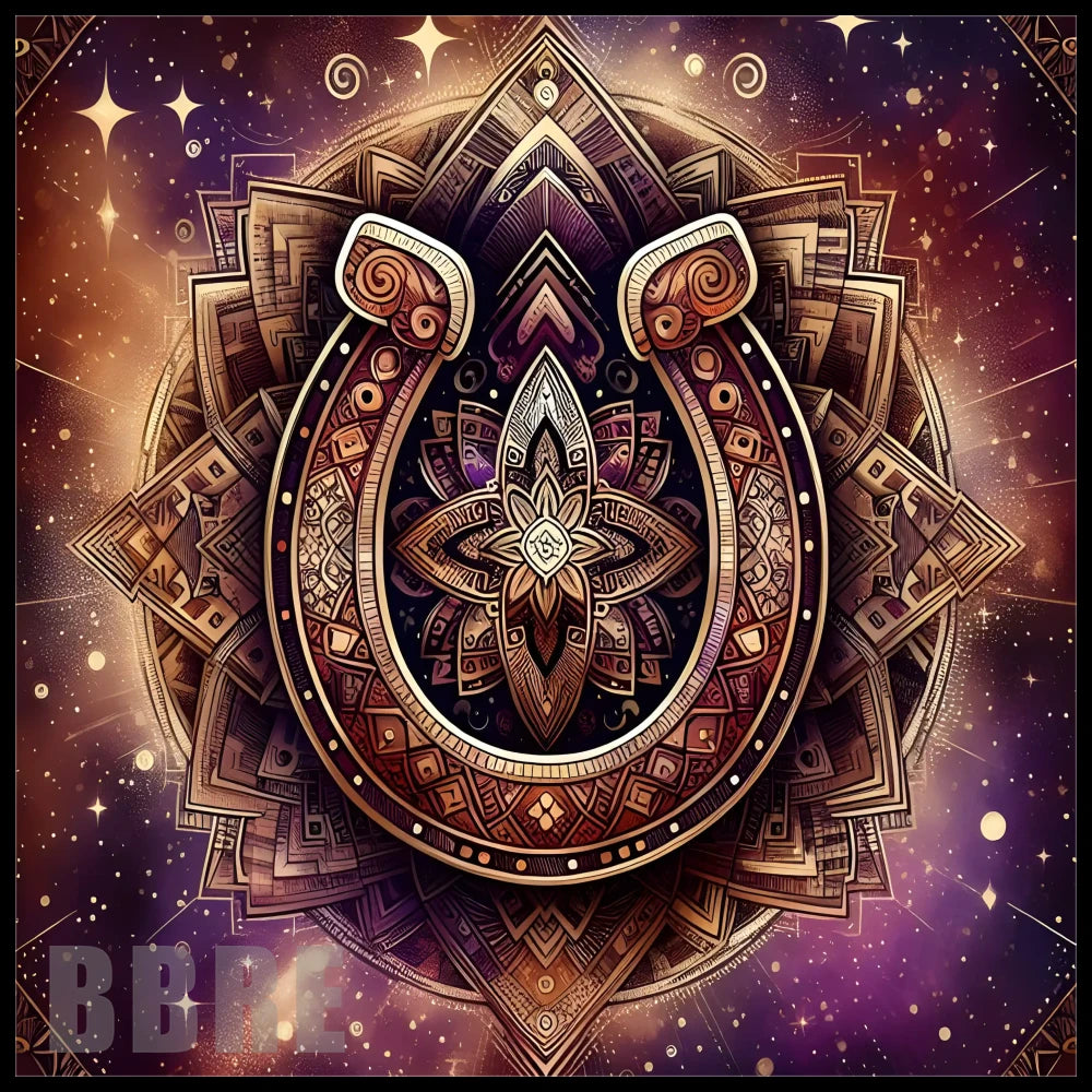 Horseshoe Mandala 20 OZ Sublimation Wrap