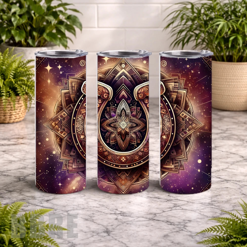 Horseshoe Mandala 20 OZ Wrap Mockup