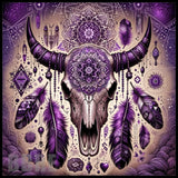 Purple Skull 20 OZ Sublimation Wrap