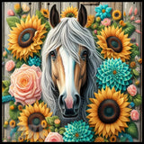 Floral Horse 18 20 OZ Sublimation Wrap