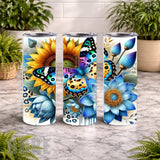 Butterfly Blooms 6 20 OZ Wrap Mockup