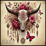 Floral Skull 27 20 OZ Sublimation Wrap