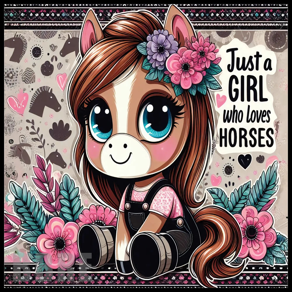 Horse Girl 3 20 OZ Sublimation Wrap