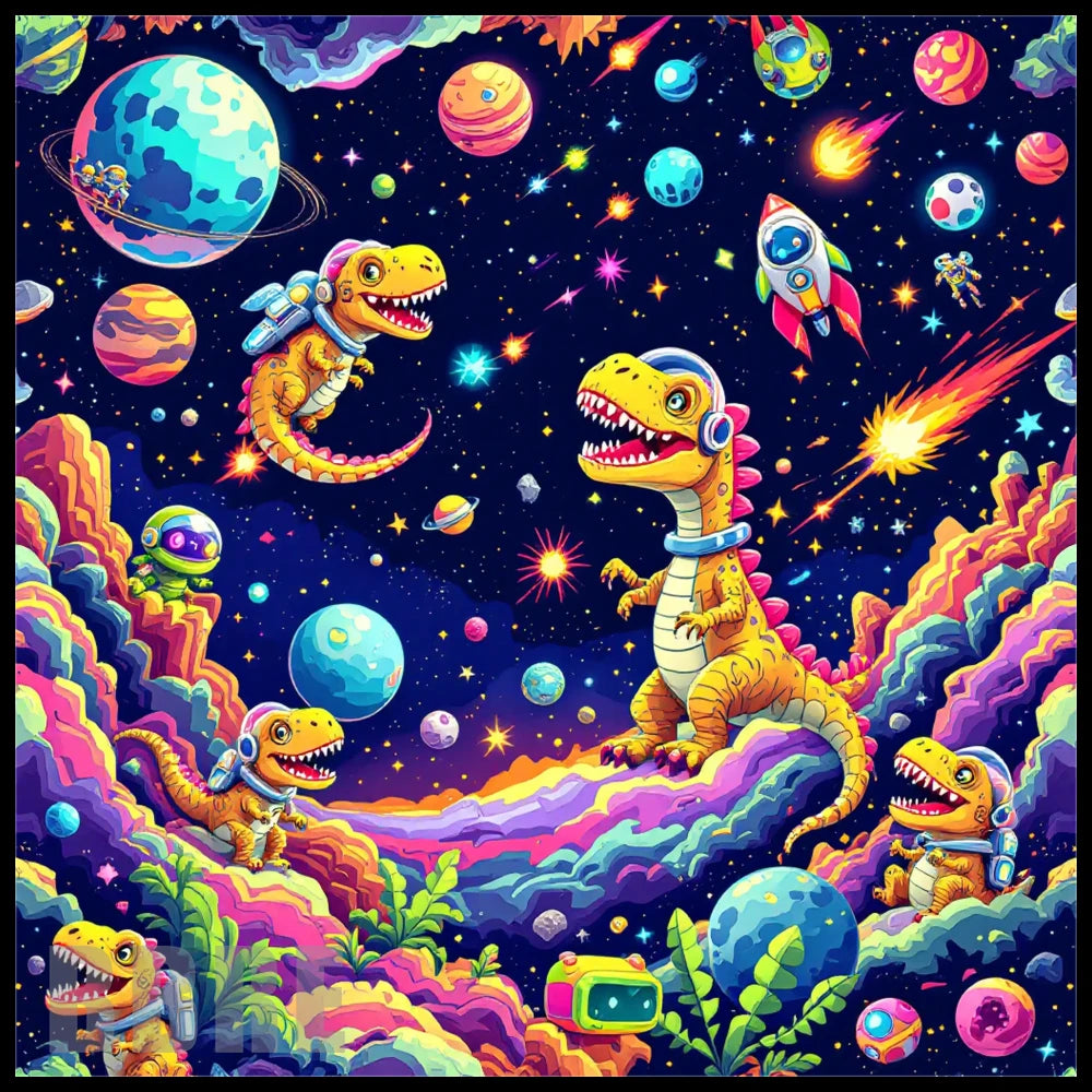 Dino Galaxy 20 OZ Sublimation Wrap
