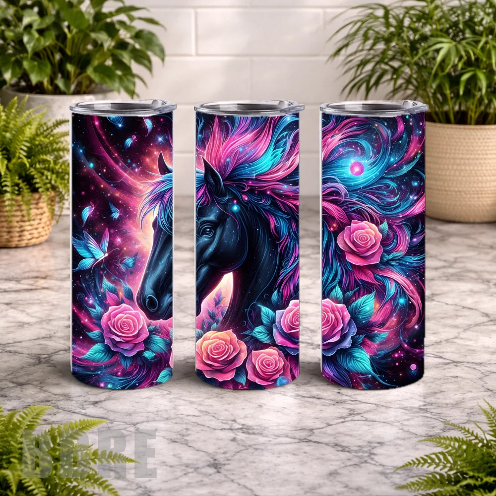 Cosmic Horse 20 OZ Wrap Mockup
