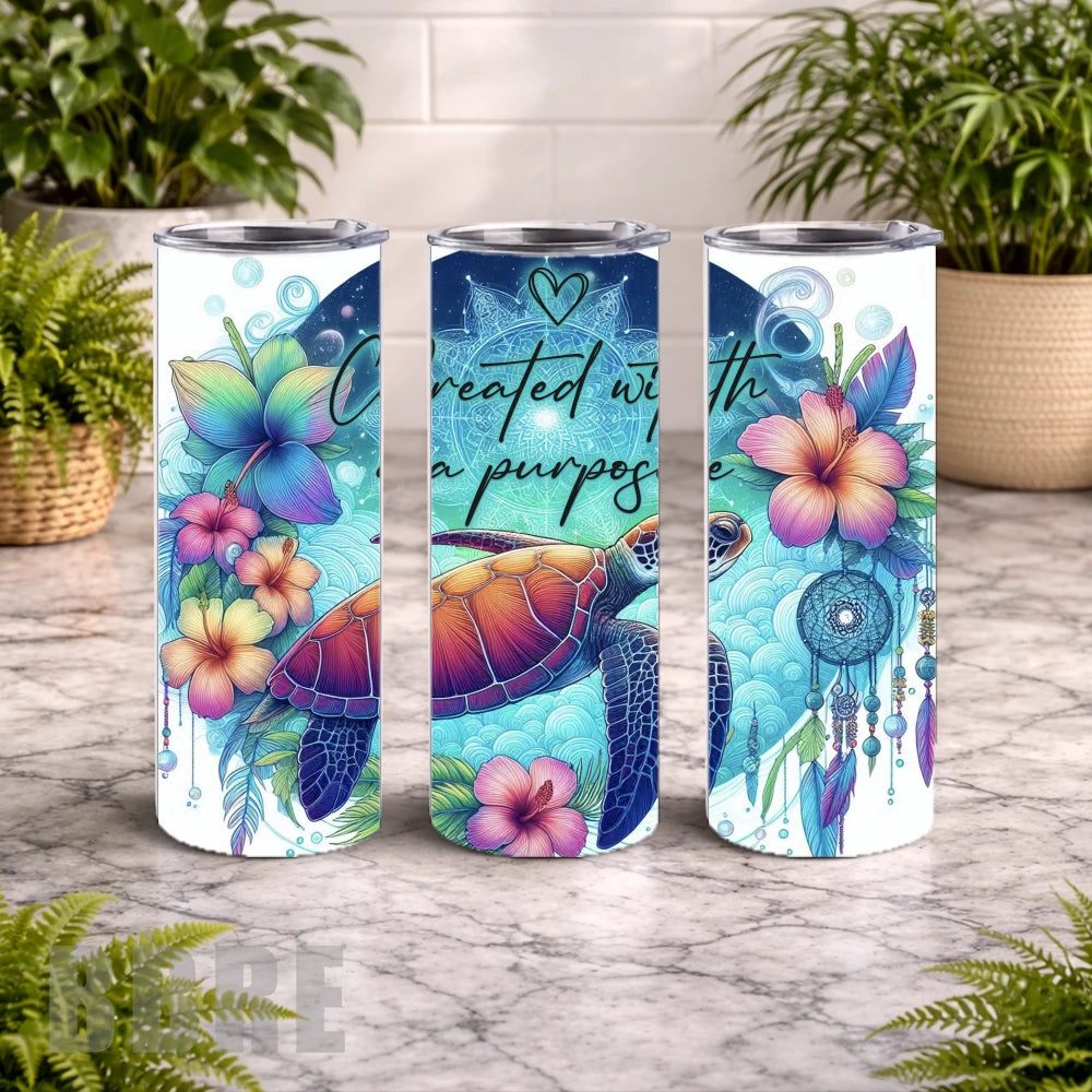 Turtle Dream 20 OZ Wrap Mockup