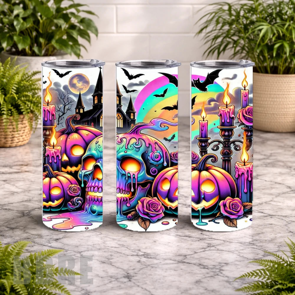 Halloween Tumbler 20 OZ Wrap Mockup