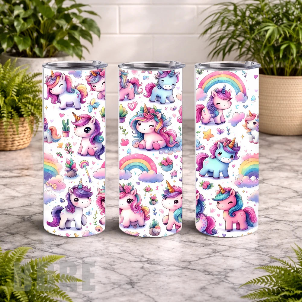 Unicorn Fantasy 20 OZ Wrap Mockup