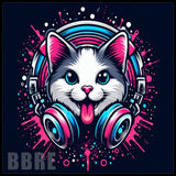 Cat Headphones 20 OZ Sublimation Wrap