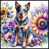 Floral Dog 5 20 OZ Sublimation Wrap