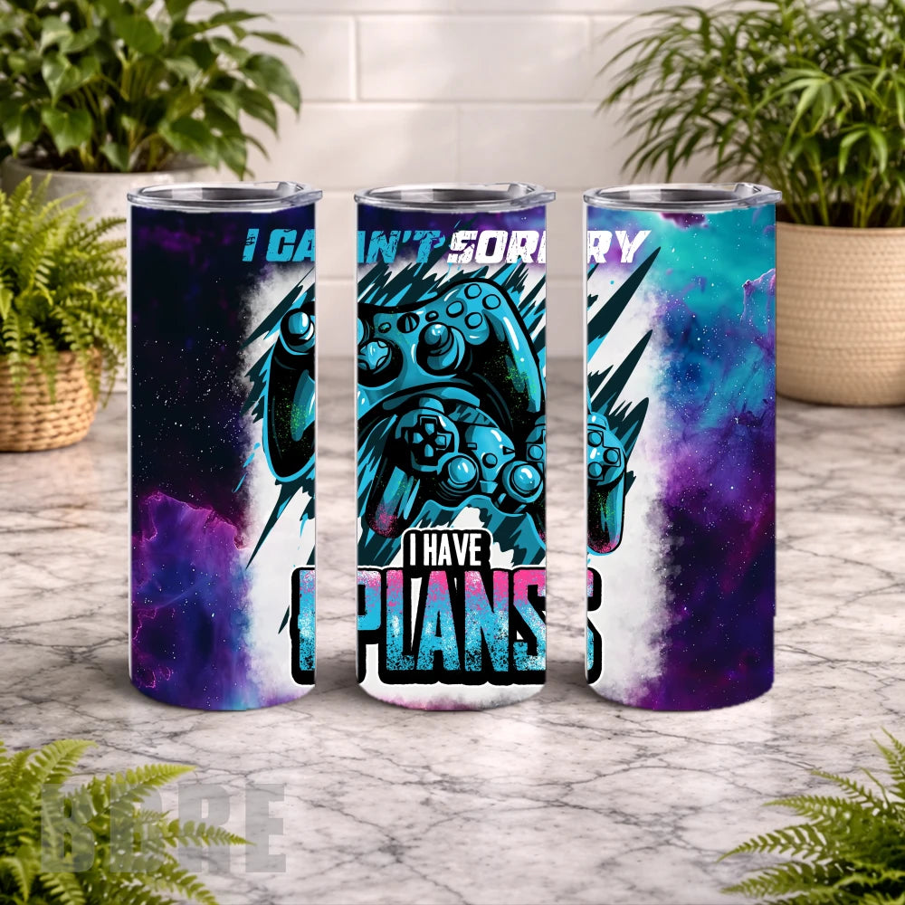 Gamer Plans 20 OZ Wrap Mockup