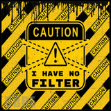 Caution Filter 2 20 OZ Sublimation Wrap