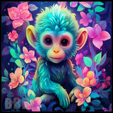Colorful Monkey 20 OZ Sublimation Wrap