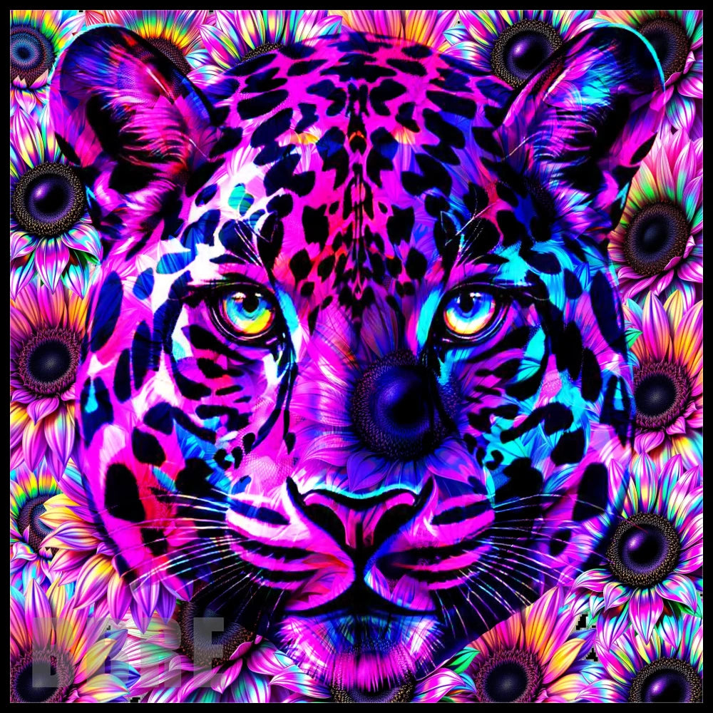 Vibrant Leopard 20 OZ Sublimation Wrap