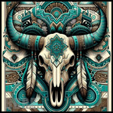 Tribal Bull Skull 20 OZ Sublimation Wrap