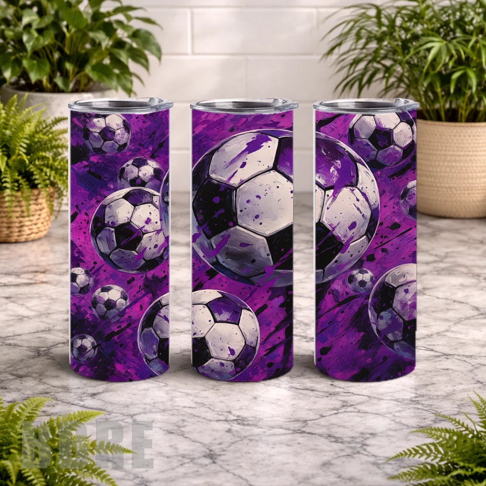 Soccer Splash 2 20 OZ Wrap Mockup