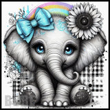 Cute Elephant 2 20 OZ Sublimation Wrap