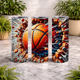 Basketball Burst 20 OZ Wrap Mockup