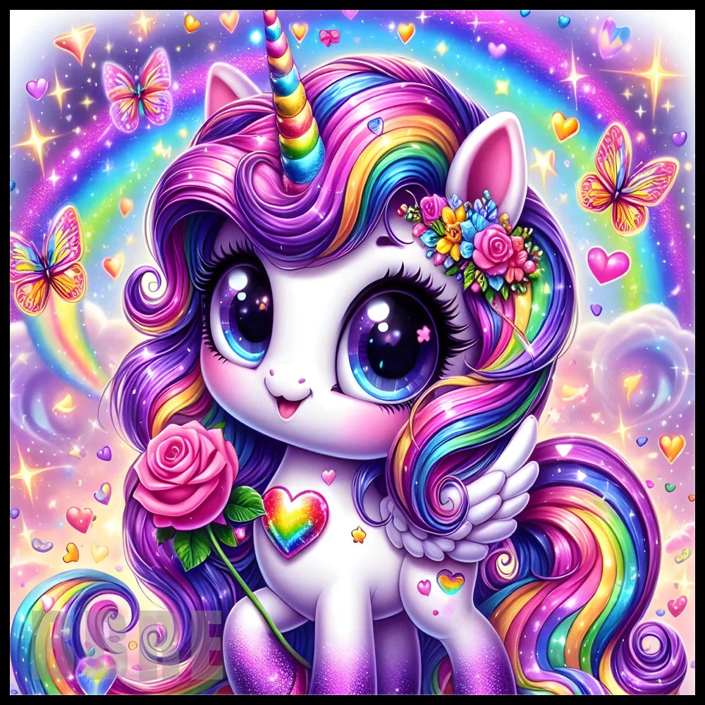 Rainbow Unicorn 8 20 OZ Sublimation Wrap