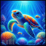 Ocean Turtle 6 20 OZ Sublimation Wrap