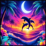 Dolphin Sunset 4 20 OZ Sublimation Wrap