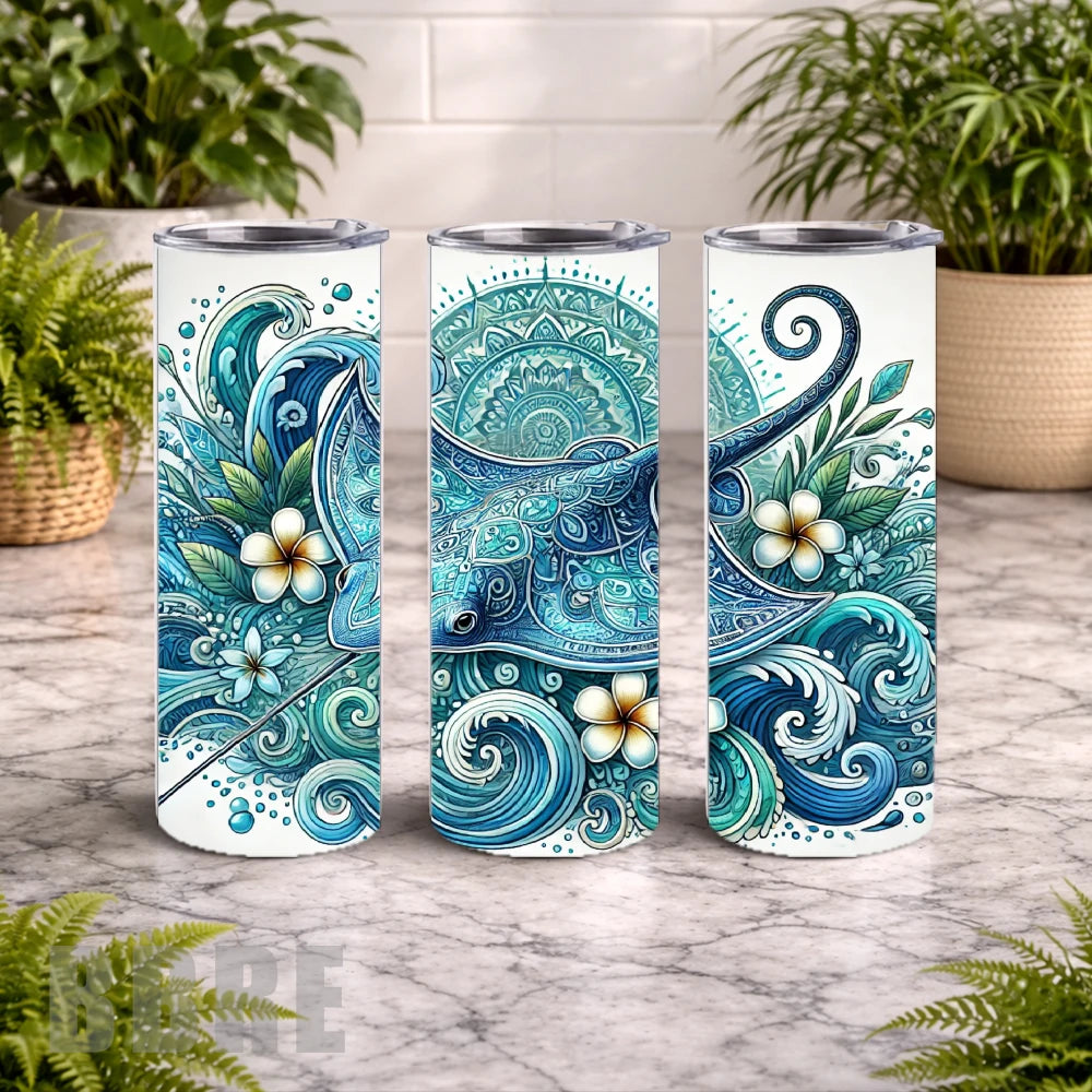 Ocean Ray 20 OZ Wrap Mockup