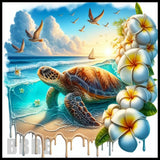 Tropical Turtle 19 20 OZ Sublimation Wrap